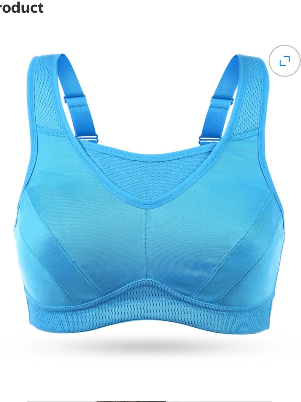 Women's Sports Bra Full Coverage Wireless Bra Plus Size High Impact Non Padded